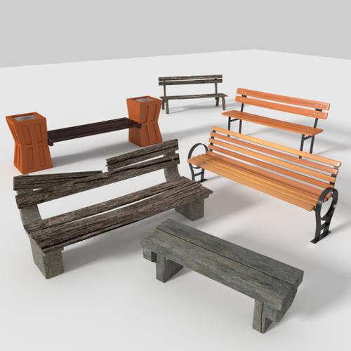 Park benches