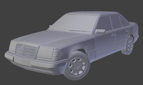 3D model Mercedes-Benz W124