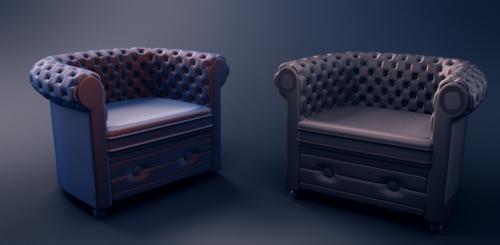 Chesterfield Chair Attempt 1