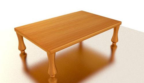 Wooden Table Lowpoly