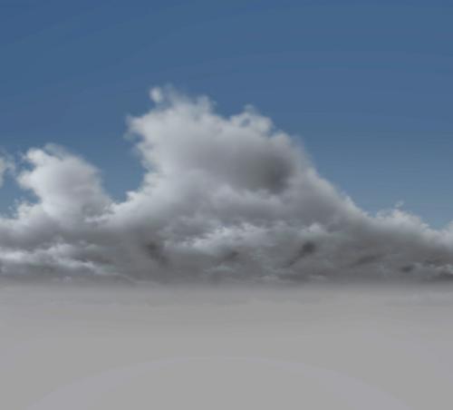 Volumetric cloudscape