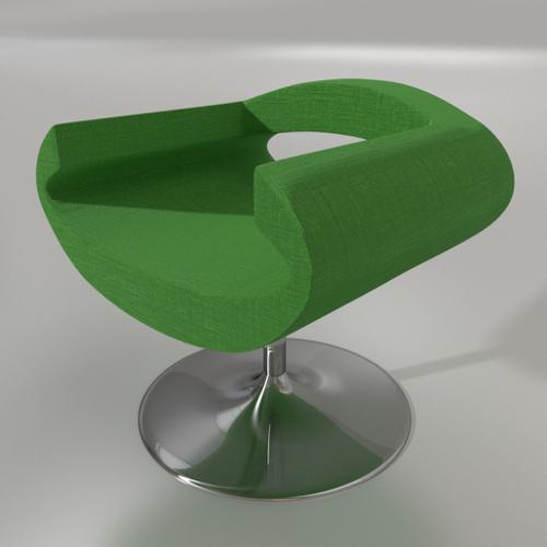 Armchair rounded small