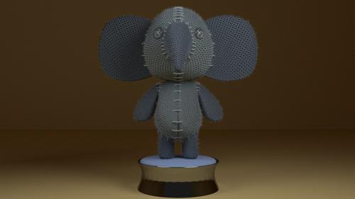 small elephant character