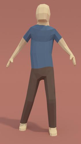 Low poly human character / basemesh