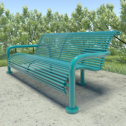 Bus bench