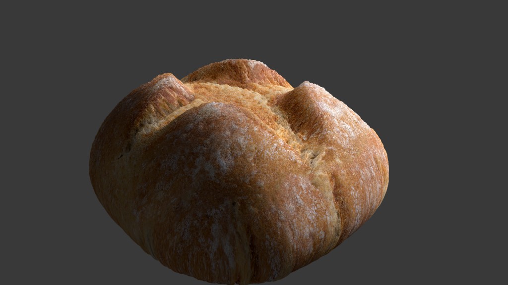 Photorealistic Bread (Organic SSS Cycles Food)