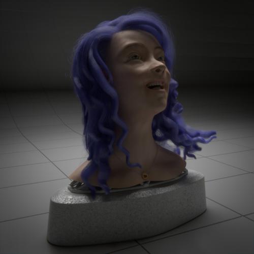 female face rigged