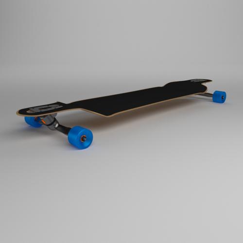 Drop-Through Longboard