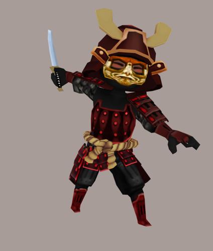 Low Poly Samurai