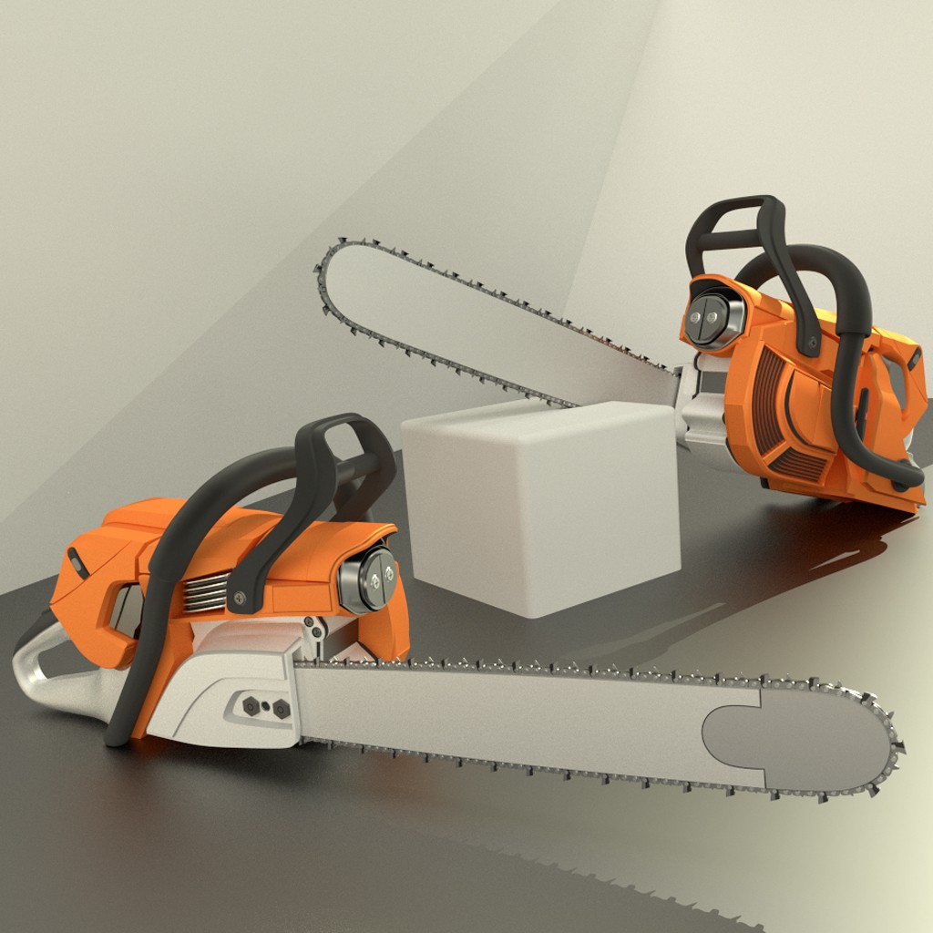 High poly Chainsaw