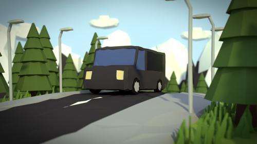 BLENDER Timelapse: Road Trip!