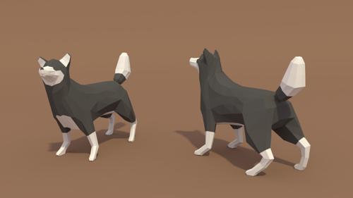 BLENDER Timelapse: Low poly wolf