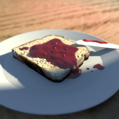 bread with jam