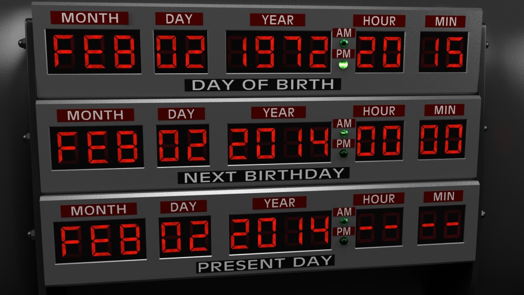 Back to the future birthday