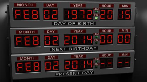 Back to the future birthday