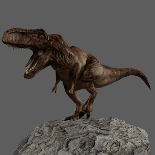 T-Rex ,rigged
