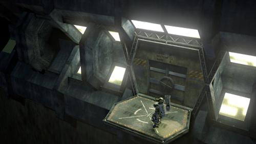 Sci Fi Hangar Door