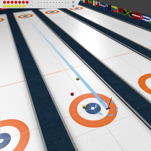 Simple Curling game for BGE