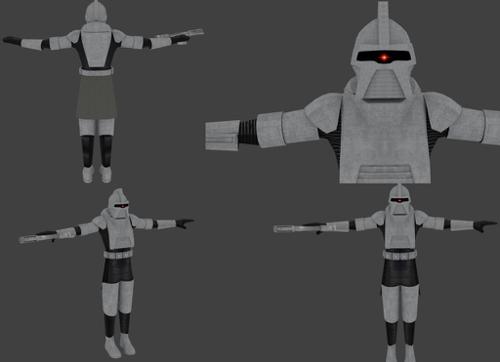 TOS Cylon NPC - Battlestar Galactica TOS