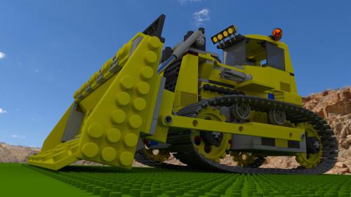 Building Block Bull Dozer