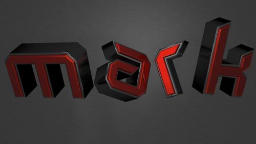 3D-Schrift