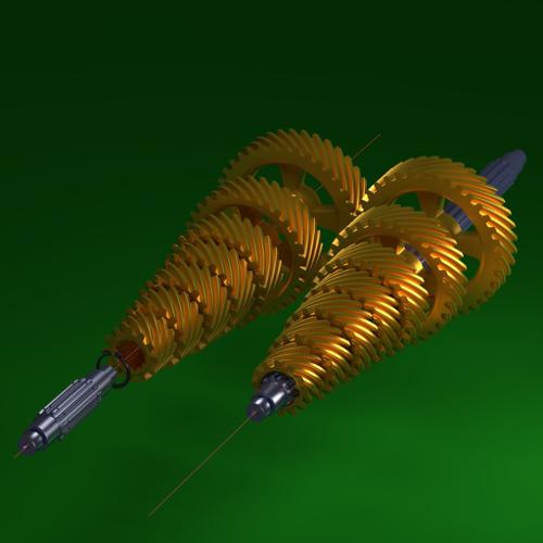 Helical gear set