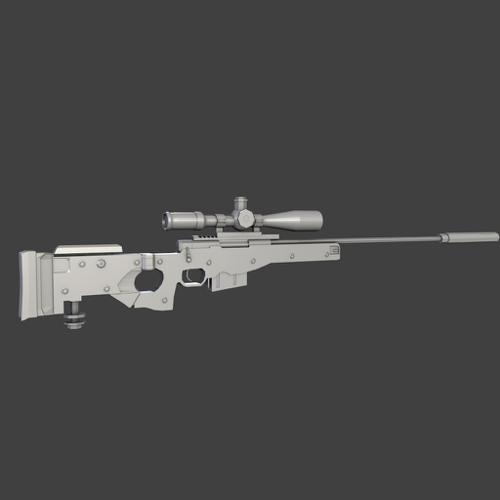 L96A1 Bolt Action Sniper Rifle