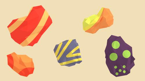 Fun with texture painting low poly models
