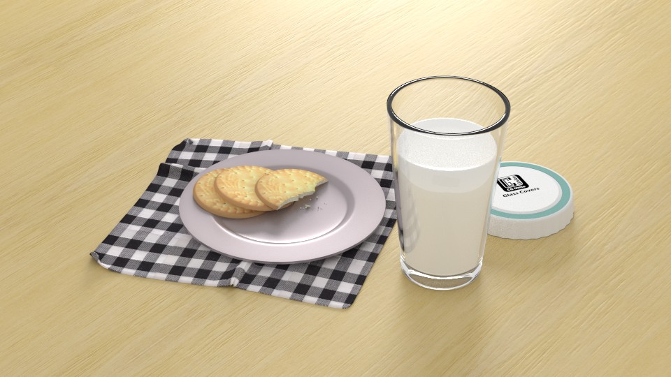 Milk and biscuits