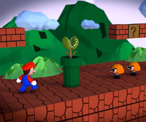 Mario Low poly