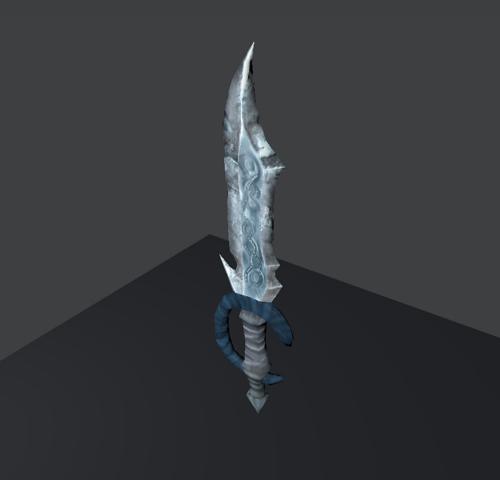 Ice Sword (Low poly)