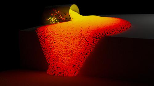 Particle Lava First try