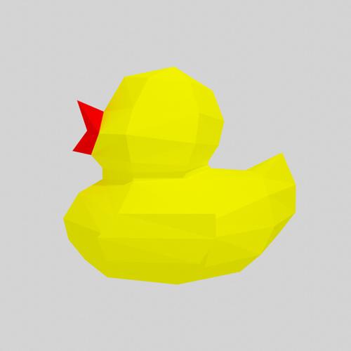 Low Poly Rubber Duck