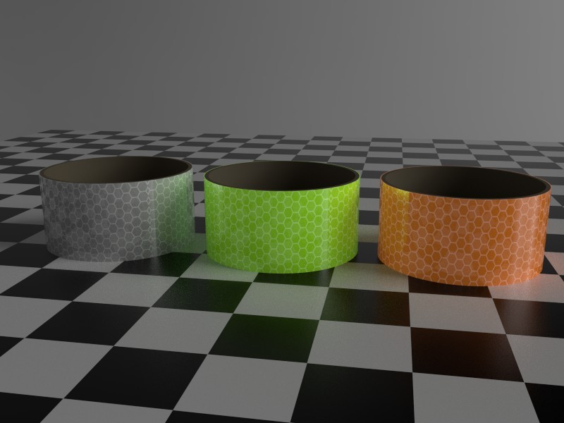 Retro-reflective tape material (cycles)