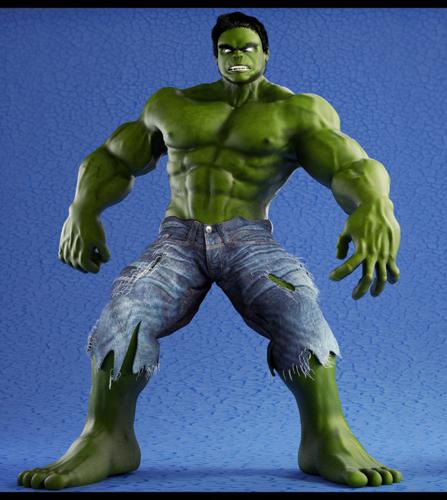 Hulk + Run Animation