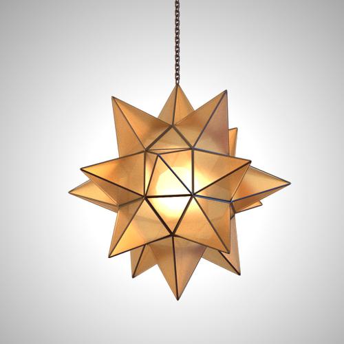 Hanging star lamp
