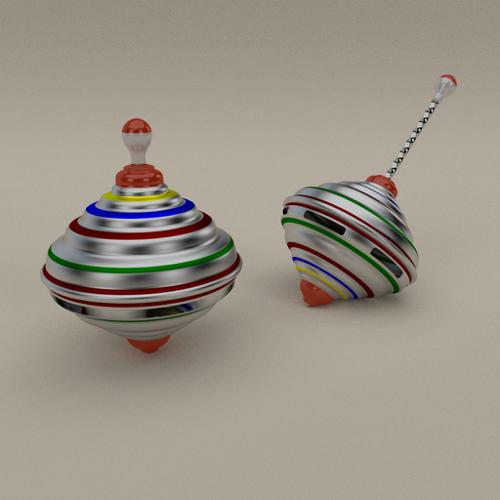 Spinning top aluminum