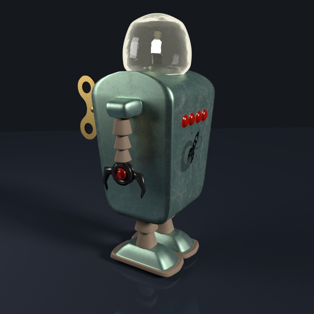 Retro Windup Robot