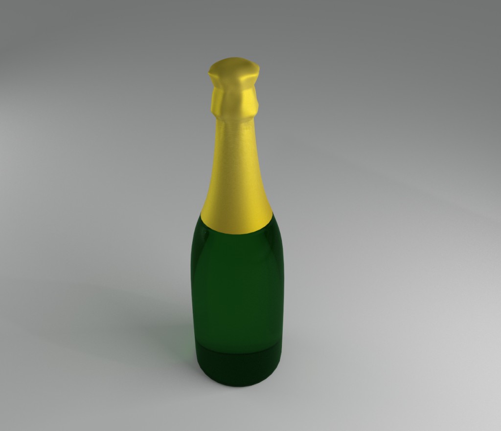 Garrafa de Champgne