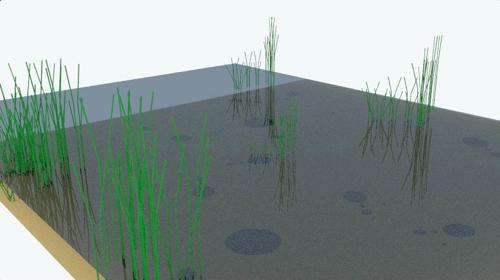 Rock skipping effect