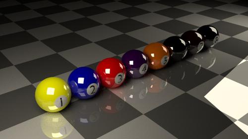 8 Pool Balls