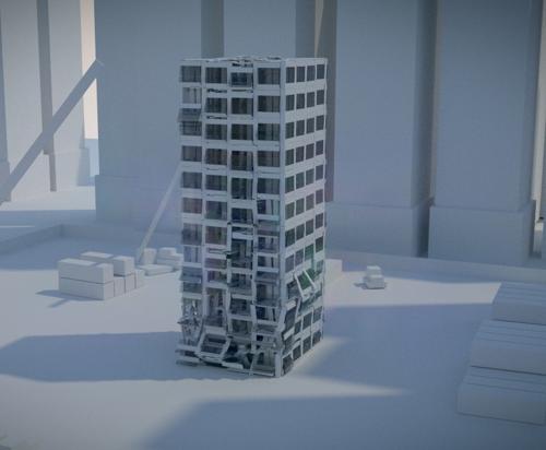 Bullet Physics Building Destruction