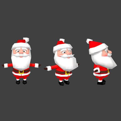 Low Poly Santa