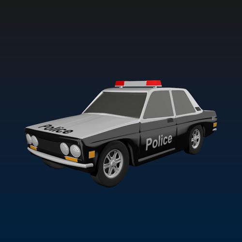 Datsun 510 Car - Police (request response)