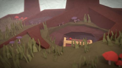 [Low Poly] Hidden treasure