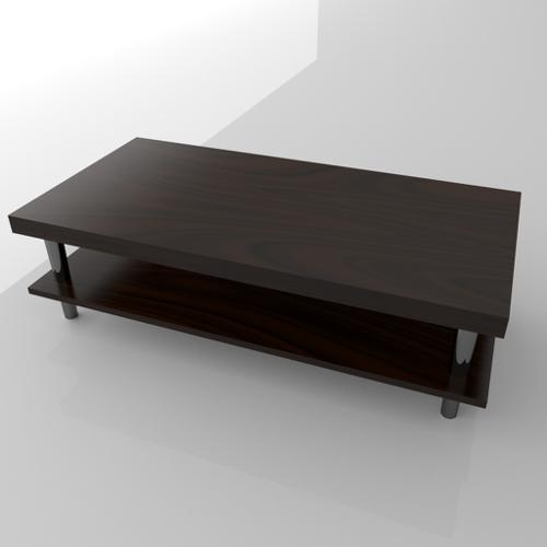 Modern Walnut Coffee Table - Cycles