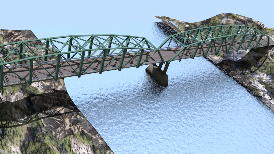 Steel Frame Bridge