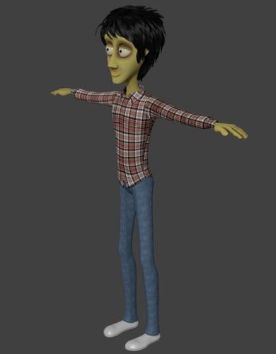 man character (medium poly)