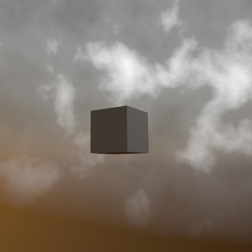 Moving cloud world texture