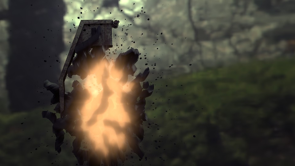 Granate explosion